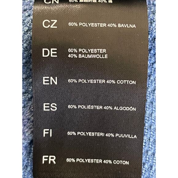 Kuhl Petra Turtleneck Top Blue Small Waffle Knit - Picture 12 of 13